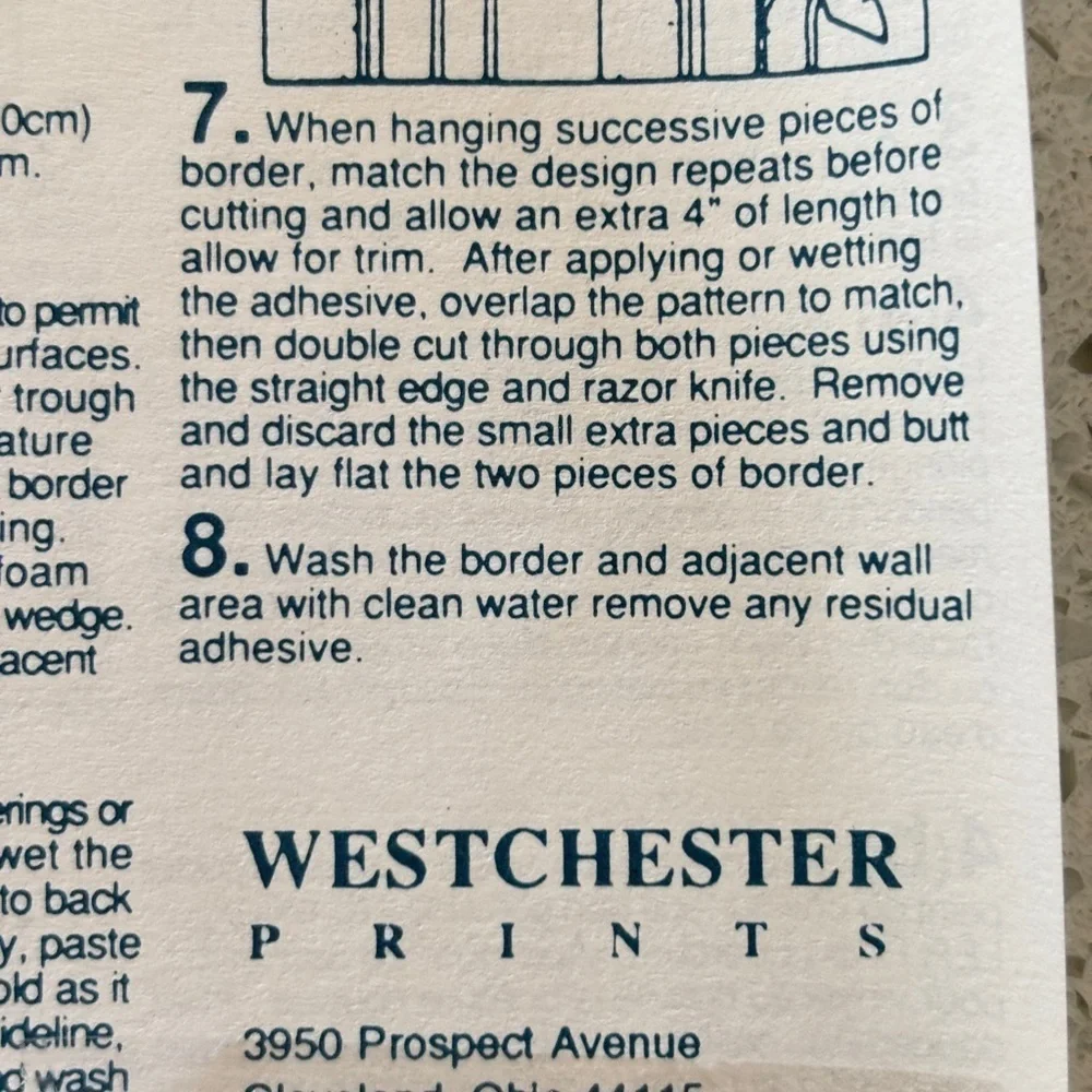 VTG Two by Two Noah's Ark Wallpaper Border 5 YD X 9